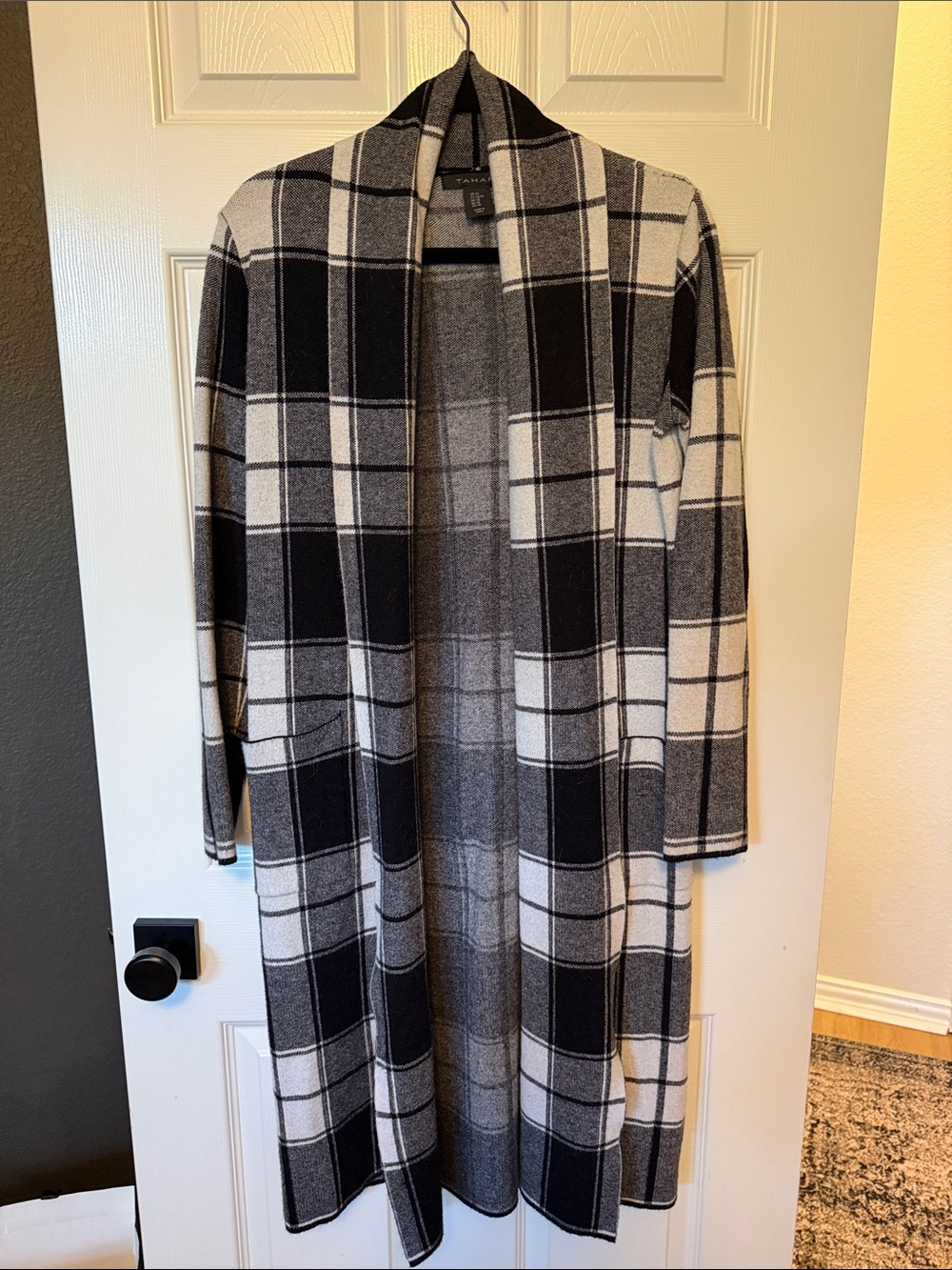 TAHARI  duster cardigan